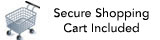 Secure Shopping Cart Included